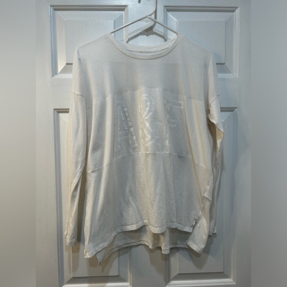 Abercrombie Fitch NYC Graphic Soft Tee Women Size L Cozy Y2K 90's Casual Comfort - Picture 1 of 8